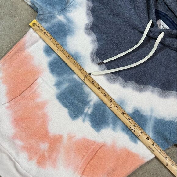 Feat Tie Dye Blanket blend Hoodie Womens Size Small EUC - Picture 6 of 12